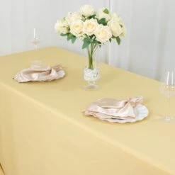 90"x156" 200 GSM Seamless Premium Polyester Rectangular Tablecloth -Home Decor Promotional Store TAB 90156 CHMP PRM D07