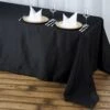 90"x156" 200 GSM Seamless Premium Polyester Rectangular Tablecloth