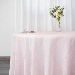120" Accordion Crinkle Taffeta Round Tablecloth -Home Decor Promotional Store TAB ACRNK 120 046 D01.progressive 68cf5c81 51d9 4a48 92cf 9d3cc70e6e6e