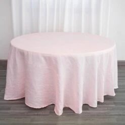 120" Accordion Crinkle Taffeta Round Tablecloth -Home Decor Promotional Store TAB ACRNK 120 046 02.progressive 0e66b683 4f07 4058 a407 1b59edf7d4f8
