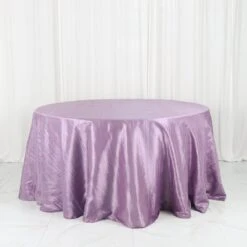 132" Accordion Crinkle Taffeta Seamless Round Tablecloth 34 132" Accordion Crinkle Taffeta Seamless Round Tablecloth -Home Decor Promotional Store TAB ACRNK 136 073 D02