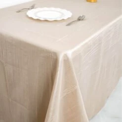 90" X 132" Accordion Crinkle Taffeta Rectangular Tablecloth -Home Decor Promotional Store TAB ACRNK 90132 081 D01 ae4b2f39 e9a6 4352 8374 acf093accd89