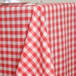 Buffalo Plaid Tablecloth | 90" X 132" Rectangular | Checkered Polyester Linen Tablecloth -Home Decor Promotional Store TAB CHK90132 032 D01.progressive a38ef0c9 787c 46da 9136 1aea1a4f79c5