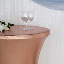 32" Dia Premium Metallic Spandex Highboy Cocktail Table Cover -Home Decor Promotional Store TAB COCK22S 046 D02 760x760 5bfdf3da d1e7 4c81 8200 e82badf61483