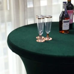 Premium Smooth Velvet Spandex Fit Cocktail Tablecloth With Foot Pockets 34 Premium Smooth Velvet Spandex Fit Cocktail Tablecloth With Foot Pockets -Home Decor Promotional Store TAB COCK VEL 036 D01