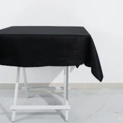 Black Square 100% Cotton Linen Seamless Tablecloth | Washable -Home Decor Promotional Store TAB COT 5454 BLK D01.progressive 82c943b5 9071 4747 a7ce 7a4e2bb96cac