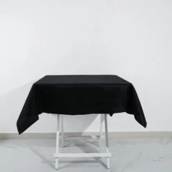 Black Square 100% Cotton Linen Seamless Tablecloth | Washable -Home Decor Promotional Store TAB COT 5454 BLK 01.progressive 2c66d4d7 d980 4499 914d f056a73c8b3a
