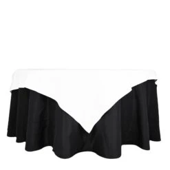 White Square 100% Cotton Linen Table Overlay Tablecloth | Washable -Home Decor Promotional Store TAB COT 5454 WHT 99.progressive c1517a7c c085 42b5 9616 c616728e3af0