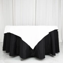 White Square 100% Cotton Linen Table Overlay Tablecloth | Washable -Home Decor Promotional Store TAB COT 5454 WHT 01.progressive f8fbc55c 48b0 4401 89ae c4c2b2f4d48a
