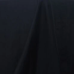 60"x126" Rectangle 100% Cotton Linen Seamless Tablecloth -Home Decor Promotional Store TAB COT 60126 BLK D01