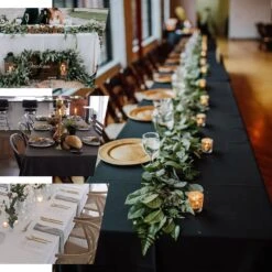 60"x126" Rectangle 100% Cotton Linen Seamless Tablecloth -Home Decor Promotional Store TAB COT 60126 EBC2.progressive 698b6b02 50b9 425b b950 32e977cb0a18