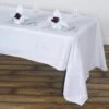 60"x126" Rectangle 100% Cotton Linen Seamless Tablecloth