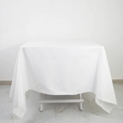 White Square 100% Cotton Linen Seamless Tablecloth | Washable -Home Decor Promotional Store TAB COT 7070 WHT 01.progressive 010d2a01 2dc1 4054 b556 0c9803415bf6