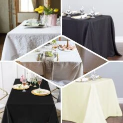 90"x132" Rectangle 100% Cotton Linen Seamless Tablecloth -Home Decor Promotional Store TAB COT 90132 EBC2.progressive 634866ed f67c 4bf1 87ae 4530cb7409a2