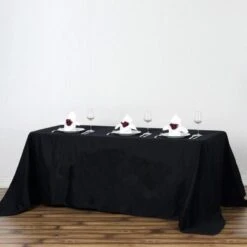 90"x132" Rectangle 100% Cotton Linen Seamless Tablecloth -Home Decor Promotional Store TAB COT 90132 PARENT 3