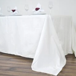 90"x156" Rectangle 100% Cotton Linen Seamless Tablecloth