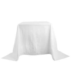 White Square 100% Cotton Linen Seamless Tablecloth | Washable -Home Decor Promotional Store TAB COT 9090 WHT 99.progressive 37b3ecd9 7cf6 4147 a536 0d813c4e8cc2