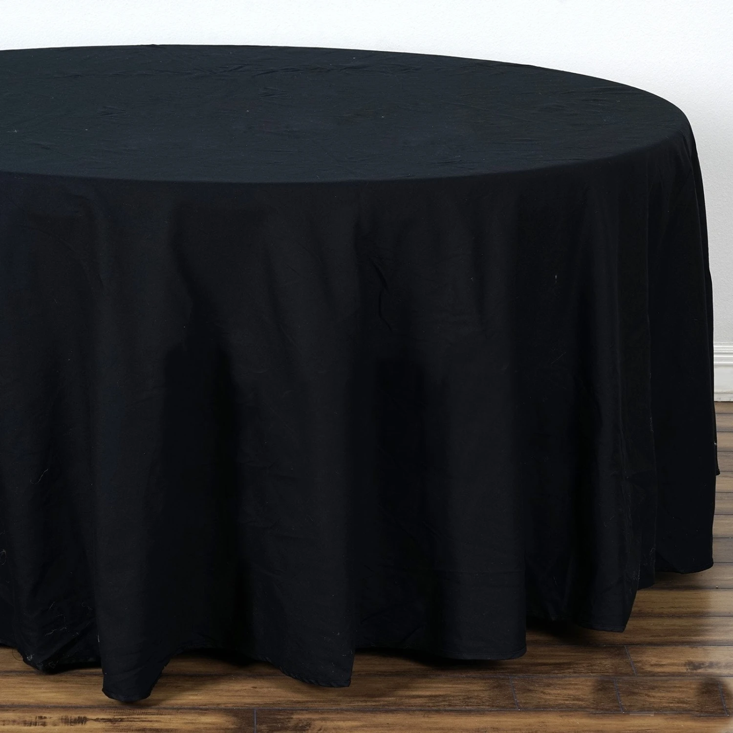 120" Round 100% Cotton Linen Seamless Tablecloth | Washable 4 120" Round 100% Cotton Linen Seamless Tablecloth | Washable - Image 4