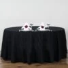 120" Round 100% Cotton Linen Seamless Tablecloth | Washable