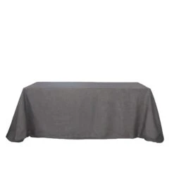 90" X 132" Linen Rectangular Tablecloth, Slubby Textured Wrinkle Resistant Tablecloth -Home Decor Promotional Store TAB JUTE02 90132 044 99