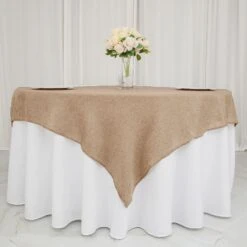 Natural Jute Faux Burlap Square Table Overlay | Boho Chic Decor 23 Natural Jute Faux Burlap Square Table Overlay | Boho Chic Decor -Home Decor Promotional Store TAB JUTE03 5454 NAT D01.progressive a6d8932e 0bde 42b7 abe6 dc8fc71b6d48