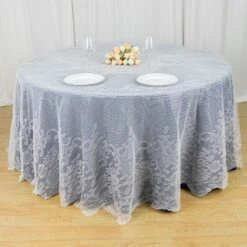 120" Premium Lace Round Tablecloth 23 120" Premium Lace Round Tablecloth -Home Decor Promotional Store TAB LACE01 R120 IVR 01 609c7253 f745 4863 9548 1911208e817b