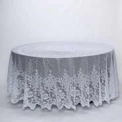 120" Premium Lace Round Tablecloth 21 120" Premium Lace Round Tablecloth -Home Decor Promotional Store TAB LACE01 R120 WHT 99.progressive e6825548 3ddf 4a13 bd31 5415d9a8ed17
