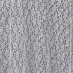 120" Round Polyester Floral Lace Tablecloth -Home Decor Promotional Store TAB LACE 120 WHT D02
