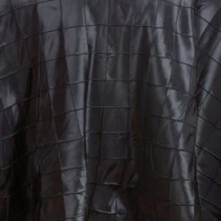 132" Round Pintuck Tablecloth 30 132" Round Pintuck Tablecloth -Home Decor Promotional Store TAB PTK136 BLK D01