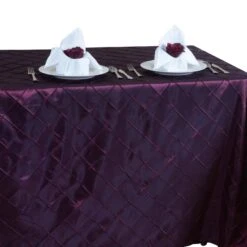 90" X 132" Taffeta Pintuck Rectangular Tablecloth -Home Decor Promotional Store TAB PTK90132 BURG 99.progressive d0d26946 ab84 48d3 bf1d 34ebfd5ea4c0