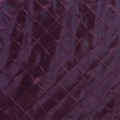 90" X 132" Taffeta Pintuck Rectangular Tablecloth -Home Decor Promotional Store TAB PTK90132 BURG D01