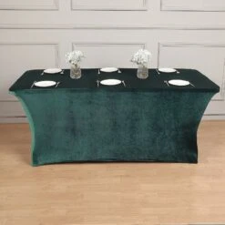 Premium Velvet Spandex Rectangular Tablecloth With Foot Pockets 30 Premium Velvet Spandex Rectangular Tablecloth With Foot Pockets -Home Decor Promotional Store TAB REC SPX6FT VEL 036 D03