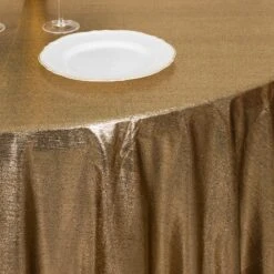Shimmer Sequin Dots Polyester Tablecloth, Wrinkle Free Sparkle Glitter Tablecover 120" 28 Shimmer Sequin Dots Polyester Tablecloth, Wrinkle Free Sparkle Glitter Tablecover 120" -Home Decor Promotional Store TAB SHIM 120 ANGD D02