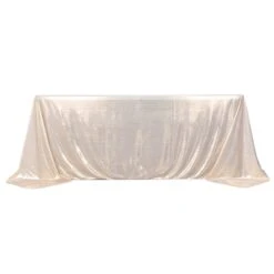 90"x132" Shimmer Sequin Dots Polyester Tablecloth, Wrinkle Free Sparkle Glitter Tablecover -Home Decor Promotional Store TAB SHIM 90132 081 99