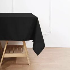 70"x70" Premium Seamless Polyester Square Tablecloth - 200GSM 33 70"x70" Premium Seamless Polyester Square Tablecloth - 200GSM -Home Decor Promotional Store TAB SQUR 70 BLK PRM D01