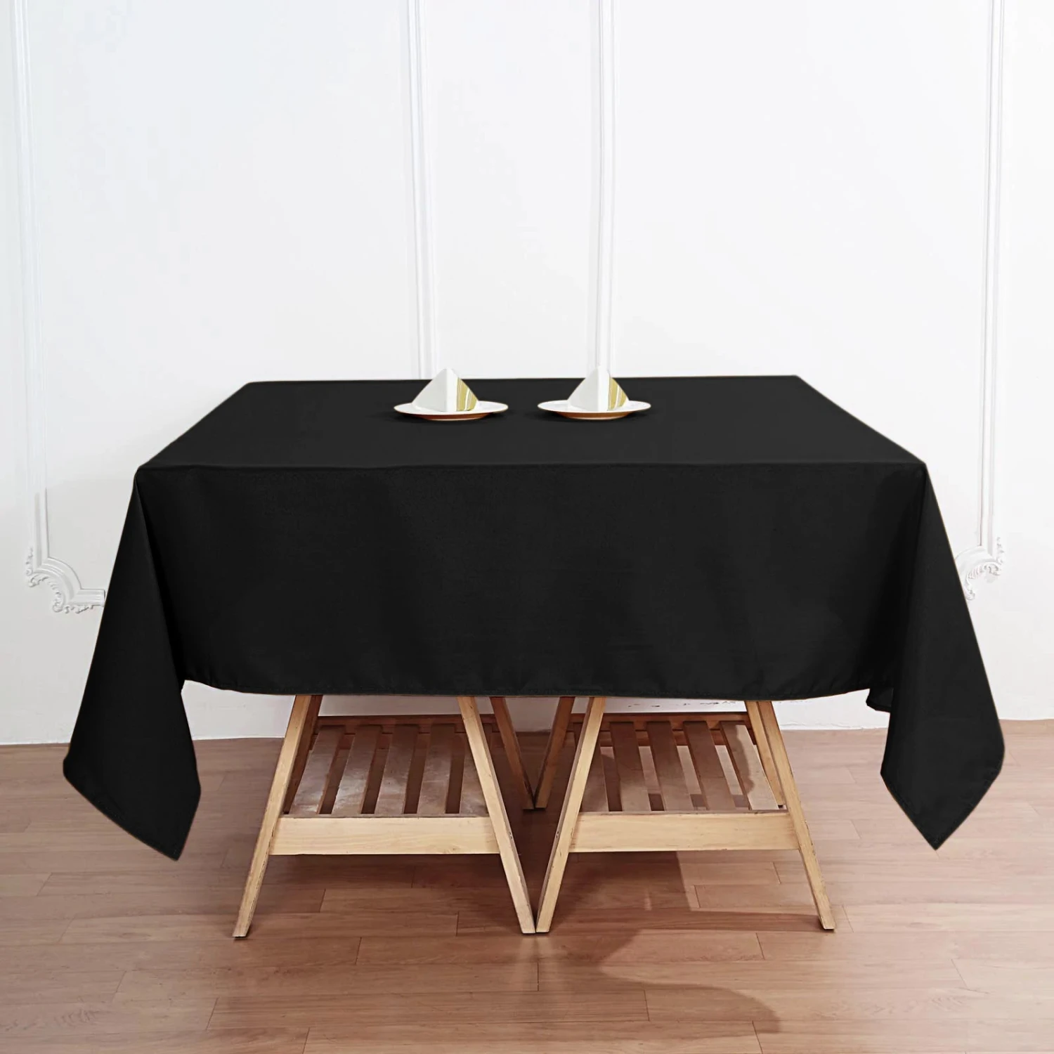 70"x70" Premium Seamless Polyester Square Tablecloth - 200GSM 12 70"x70" Premium Seamless Polyester Square Tablecloth - 200GSM - Image 12