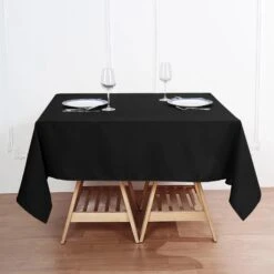 70"x70" Premium Seamless Polyester Square Tablecloth - 200GSM