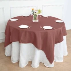 70"x70" Premium Seamless Polyester Square Tablecloth - 200GSM 25 70"x70" Premium Seamless Polyester Square Tablecloth - 200GSM -Home Decor Promotional Store TAB SQUR 70 CRS POLY D03