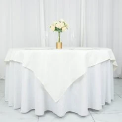 70"x70" Premium Seamless Polyester Square Tablecloth - 200GSM 23 70"x70" Premium Seamless Polyester Square Tablecloth - 200GSM -Home Decor Promotional Store TAB SQUR 70 IVR PRM D02