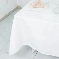 70"x70" Premium Seamless Polyester Square Tablecloth - 200GSM 29 70"x70" Premium Seamless Polyester Square Tablecloth - 200GSM -Home Decor Promotional Store TAB SQUR 70 WHT PRM D05 1