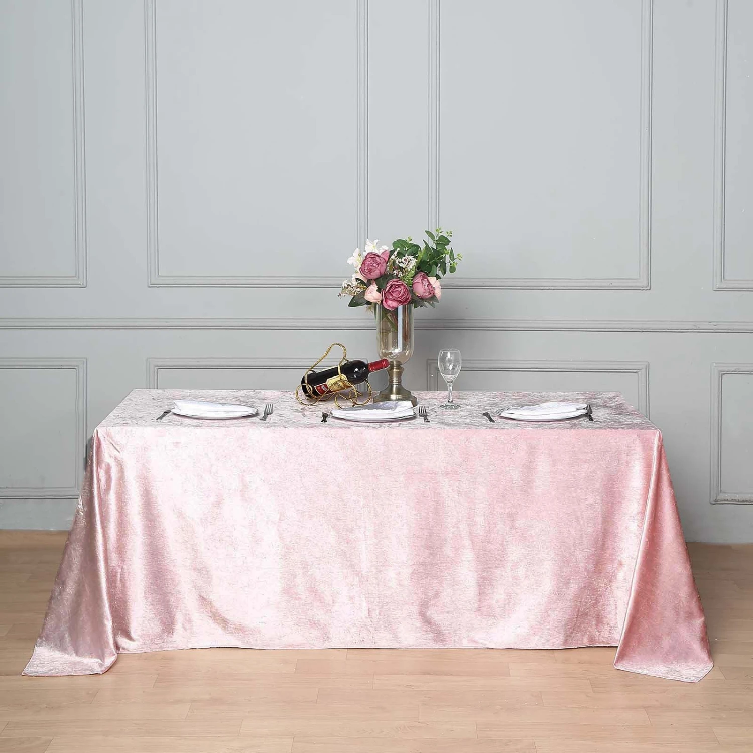 90" X 132" | Premium Velvet Rectangle Tablecloth, Reusable Linen 11 90" X 132" | Premium Velvet Rectangle Tablecloth, Reusable Linen - Image 11