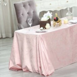 90" X 132" | Premium Velvet Rectangle Tablecloth, Reusable Linen 29 90" X 132" | Premium Velvet Rectangle Tablecloth, Reusable Linen -Home Decor Promotional Store TAB VEL 90132 046 02