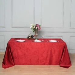90" X 132" | Premium Velvet Rectangle Tablecloth, Reusable Linen 34 90" X 132" | Premium Velvet Rectangle Tablecloth, Reusable Linen -Home Decor Promotional Store TAB VEL 90132 059 01
