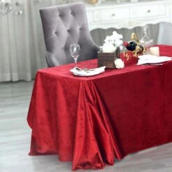 90" X 132" | Premium Velvet Rectangle Tablecloth, Reusable Linen 33 90" X 132" | Premium Velvet Rectangle Tablecloth, Reusable Linen -Home Decor Promotional Store TAB VEL 90132 059 02