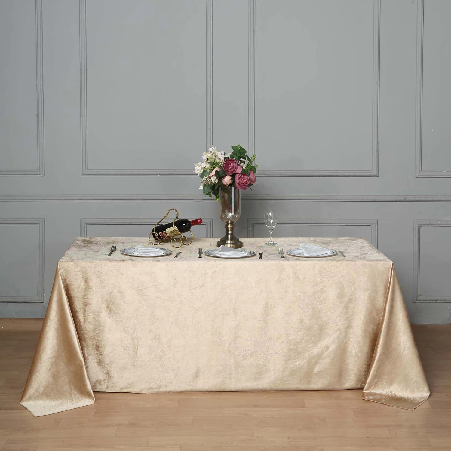 90" X 132" | Premium Velvet Rectangle Tablecloth, Reusable Linen 19 90" X 132" | Premium Velvet Rectangle Tablecloth, Reusable Linen - Image 19