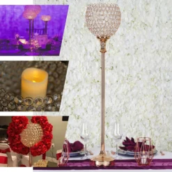 Acrylic Crystal Goblet Votive Candle Holder Centerpiece 37" Tall 13 Acrylic Crystal Goblet Votive Candle Holder Centerpiece 37" Tall -Home Decor Promotional Store UKjHhhMg