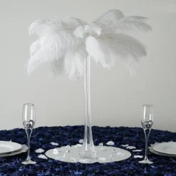 12 Pack | 20" Eiffel Tower Glass Flower Vase