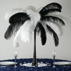 6 Pack | 28" Eiffel Tower Glass Flower Vase -Home Decor Promotional Store VASE28 BLK 02