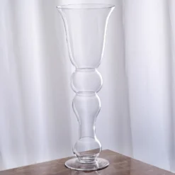 4 Pack | 20'' Pilsner Curved Trumpet Glass Vase -Home Decor Promotional Store VASE A13 D03