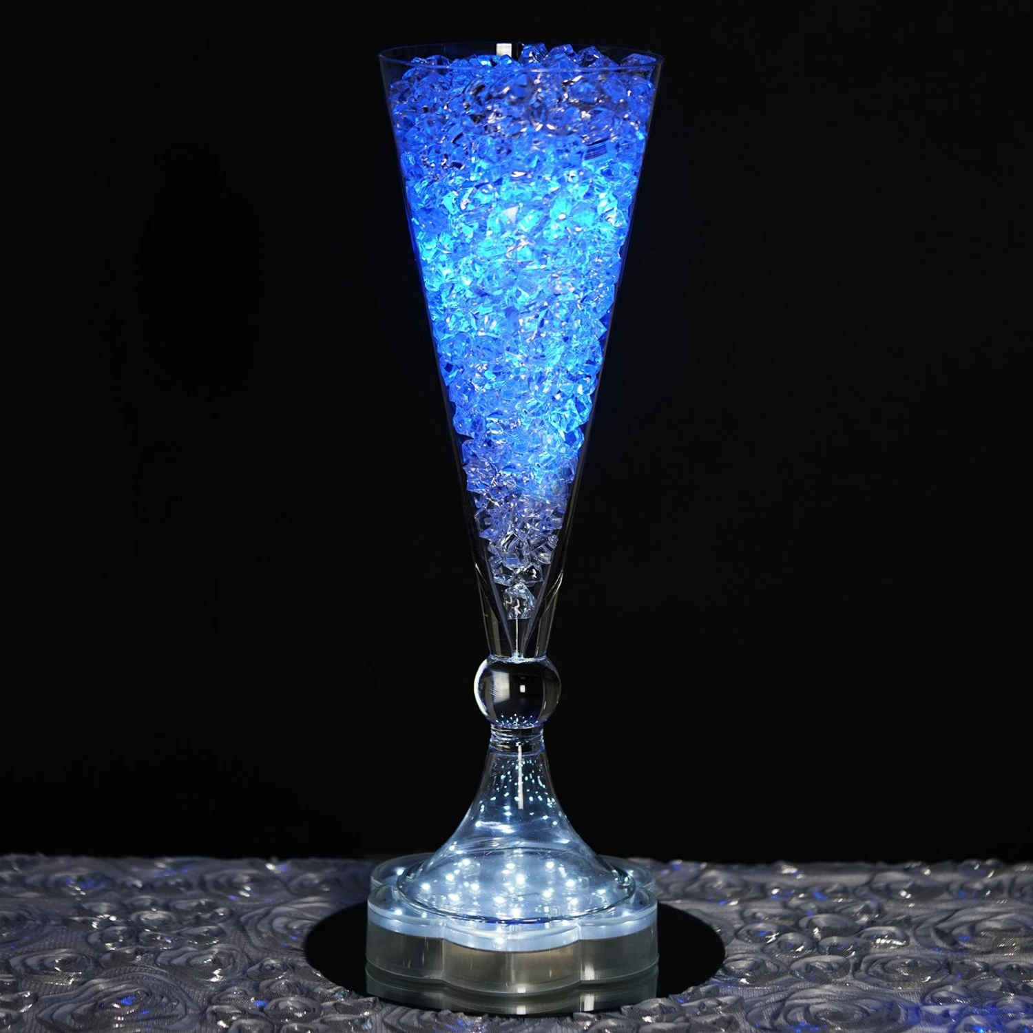 Pack Of 4 - Reversible Crystal Ball Trumpet Glass Vase 14 Pack Of 4 - Reversible Crystal Ball Trumpet Glass Vase - Image 14